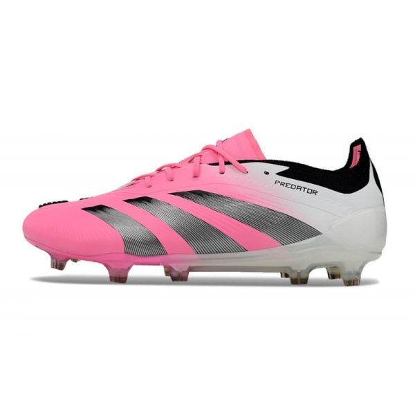 Bota adidas Predator Elite L FG Rosa Blanco Negro