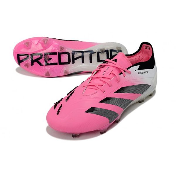 Bota adidas Predator Elite L FG Rosa Blanco Negro