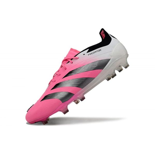 Bota adidas Predator Elite L FG Rosa Blanco Negro