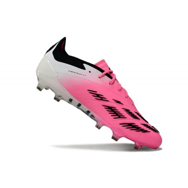 Bota adidas Predator Elite L FG Rosa Blanco Negro