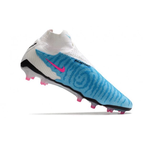 Bota de fútbol Nike Phantom GX Elite DF FG Azul Báltico Rosa Blast Blanco Láser Azul