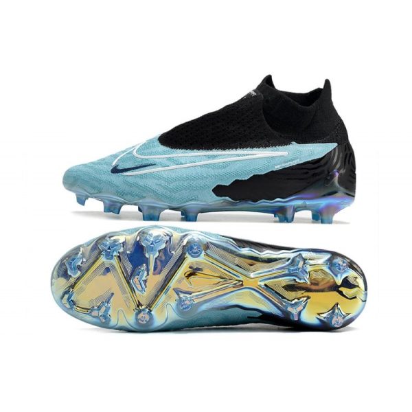Bota de fútbol Nike Phantom GX Elite DF FG Azul Negro