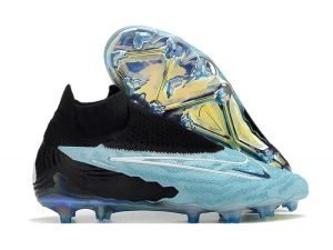 Bota de fútbol Nike Phantom GX Elite DF FG Azul Negro