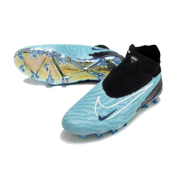 Bota de fútbol Nike Phantom GX Elite DF FG Azul Negro