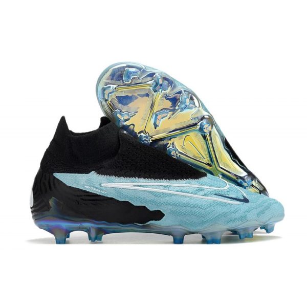 Bota de fútbol Nike Phantom GX Elite DF FG Azul Negro