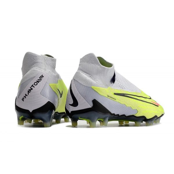 Bota de fútbol Nike Phantom GX Elite DF FG Casi Voltio Gridiron Casi Uva