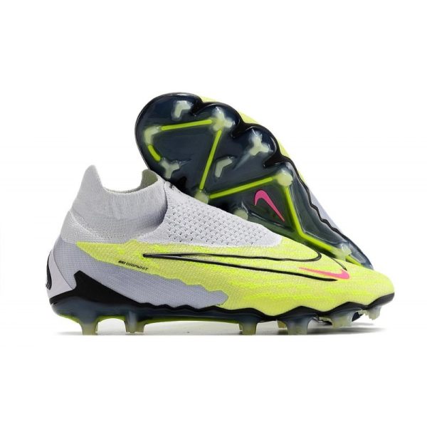 Bota de fútbol Nike Phantom GX Elite DF FG Casi Voltio Gridiron Casi Uva