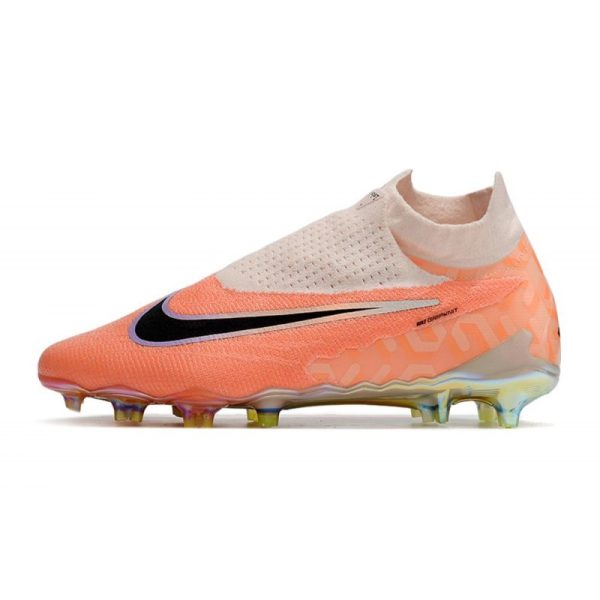 Bota de fútbol Nike Phantom GX Elite DF FG Guava Hielo Negro Total Naranja