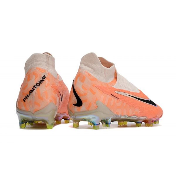 Bota de fútbol Nike Phantom GX Elite DF FG Guava Hielo Negro Total Naranja