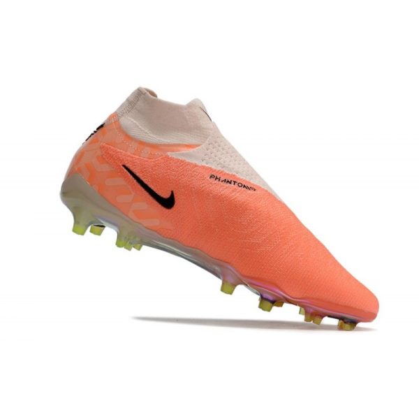 Bota de fútbol Nike Phantom GX Elite DF FG Guava Hielo Negro Total Naranja