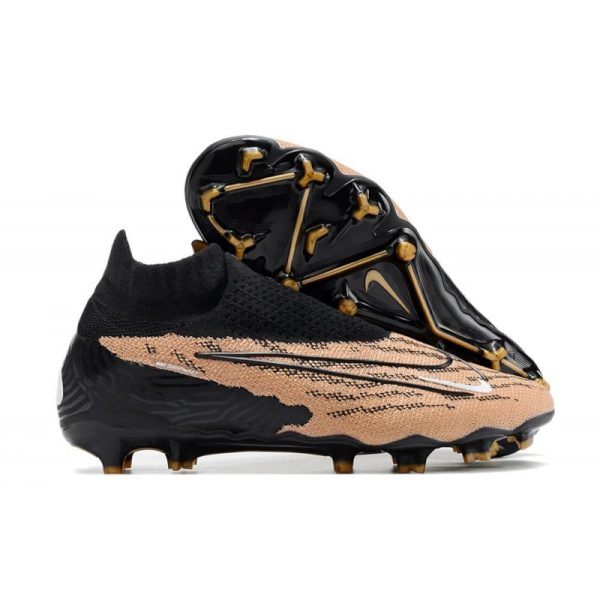 Botas de Fútbol Nike Phantom GX Elite DF FG Marron Negro
