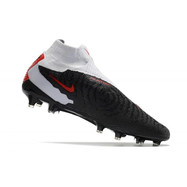 Bota de fútbol Nike Phantom GX Elite DF FG Negro Gris Rojo