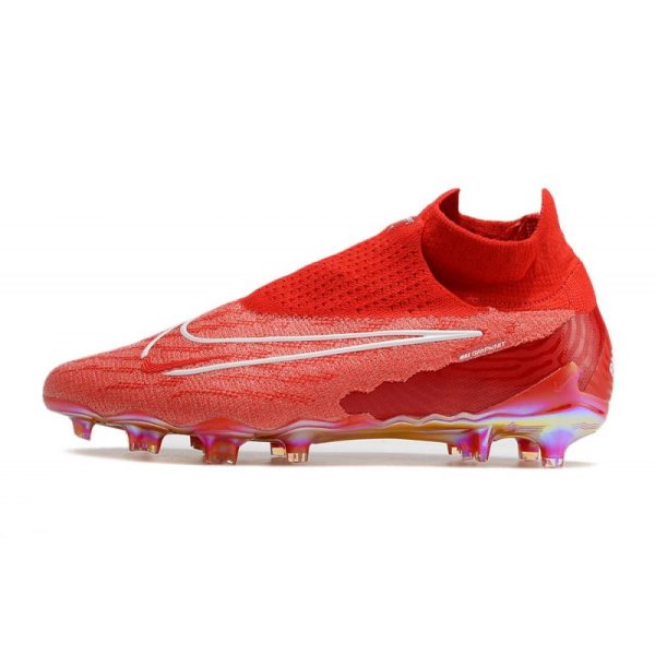 Bota de fútbol Nike Phantom GX Elite DF FG Rojo Blanco