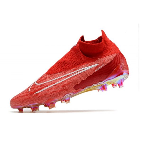 Bota de fútbol Nike Phantom GX Elite DF FG Rojo Blanco
