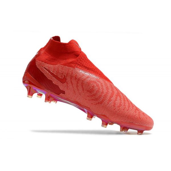 Bota de fútbol Nike Phantom GX Elite DF FG Rojo Blanco