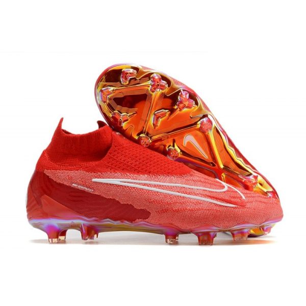 otas de Fútbol Nike Phantom GX Elite DF FG Rojo Blanco