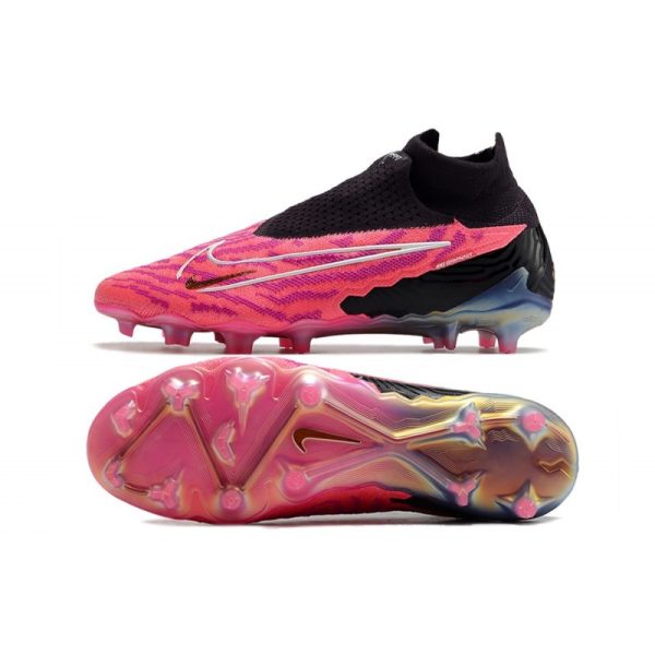 Bota de fútbol Nike Phantom GX Elite DF FG Rosa Negro