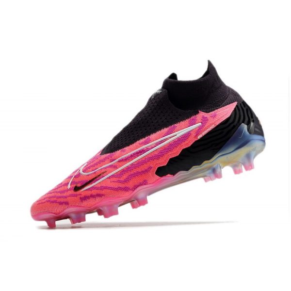 Bota de fútbol Nike Phantom GX Elite DF FG Rosa Negro