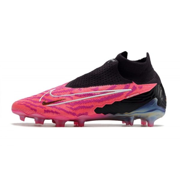 Bota de fútbol Nike Phantom GX Elite DF FG Rosa Negro