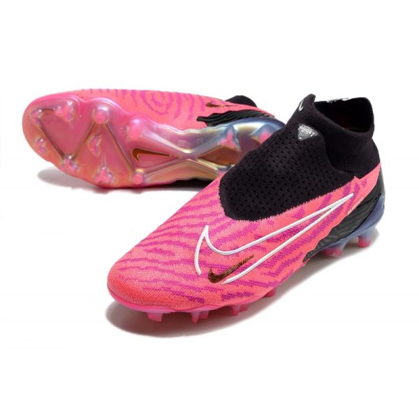 Bota de fútbol Nike Phantom GX Elite DF FG Rosa Negro