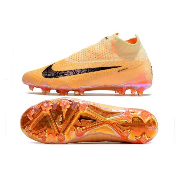 Bota de fútbol Nike Phantom GX Elite DF FG Tinte Cidra Burdeos Crush
