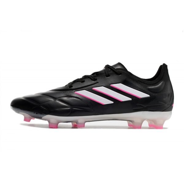Botas de fútbol adidas Copa Pure.1 FG Negro Zero Met Equipo Rosa