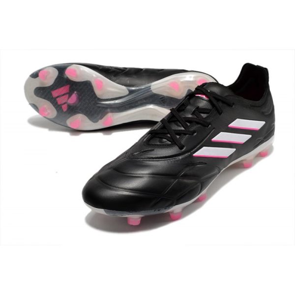 Botas de fútbol adidas Copa Pure.1 FG Negro Zero Met Equipo Rosa