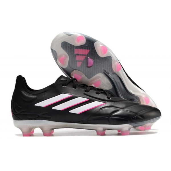 Botas de fútbol adidas Copa Pure.1 FG Negro Zero Met Equipo Rosa