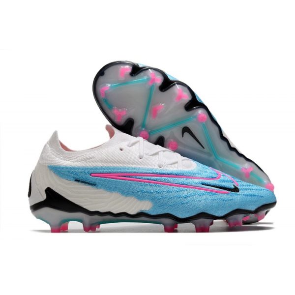 Botas de Fútbol Nike Phantom GX Elite FG Azul Báltico Rosa Blast