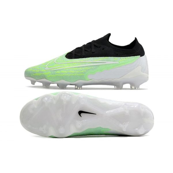 Botines Nike Phantom GX Elite FG Blanco Verde Negro