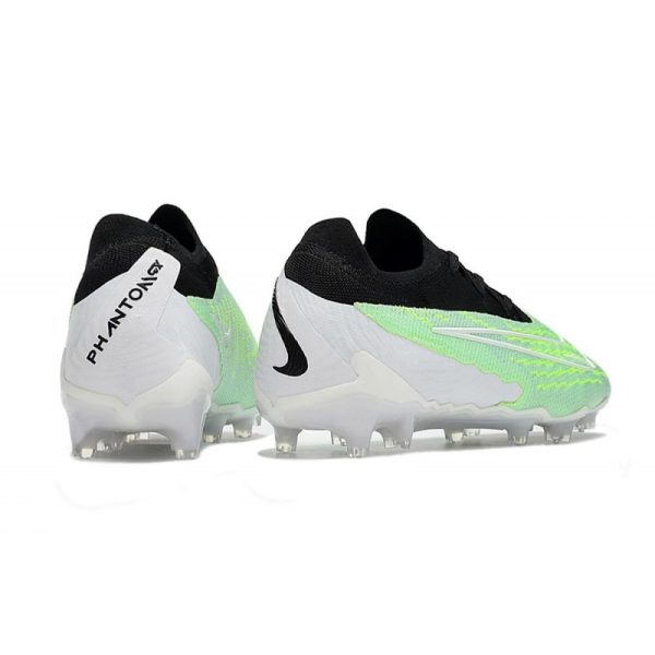 Botines Nike Phantom GX Elite FG Blanco Verde Negro