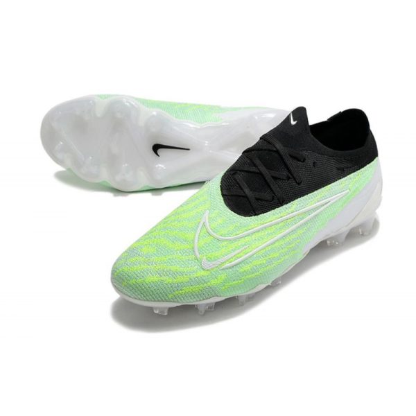 Botines Nike Phantom GX Elite FG Blanco Verde Negro
