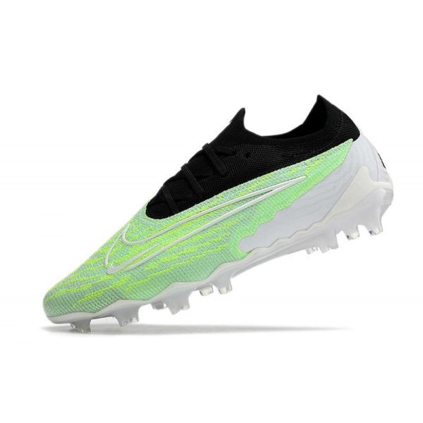 Botines Nike Phantom GX Elite FG Blanco Verde Negro