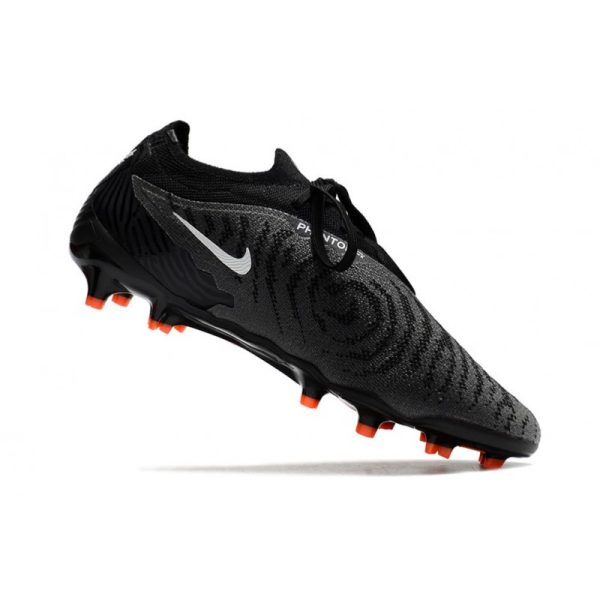 Botines Nike Phantom GX Elite FG Negro Cumbre Blanco Dk Gris Humo