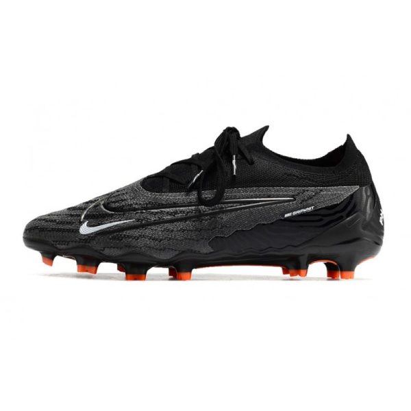 Botines Nike Phantom GX Elite FG Negro Cumbre Blanco Dk Gris Humo