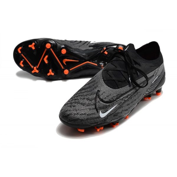 Botines Nike Phantom GX Elite FG Negro Cumbre Blanco Dk Gris Humo