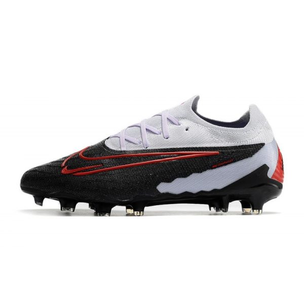 Botines Nike Phantom GX Elite FG Negro Gris Rojo