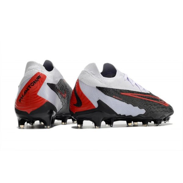 Botines Nike Phantom GX Elite FG Negro Gris Rojo