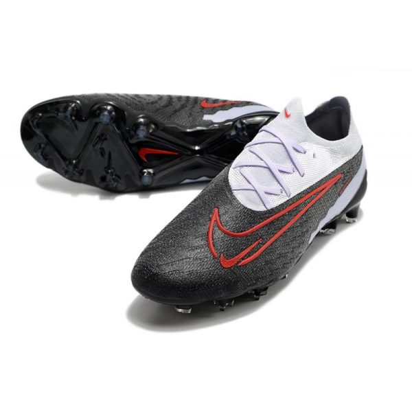 Botines Nike Phantom GX Elite FG Negro Gris Rojo