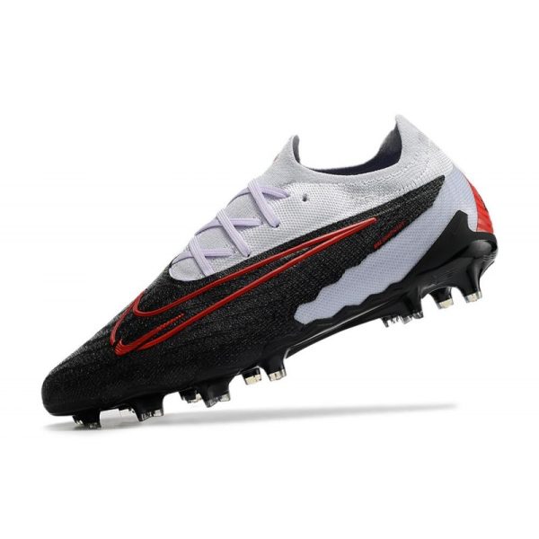 Botines Nike Phantom GX Elite FG Negro Gris Rojo
