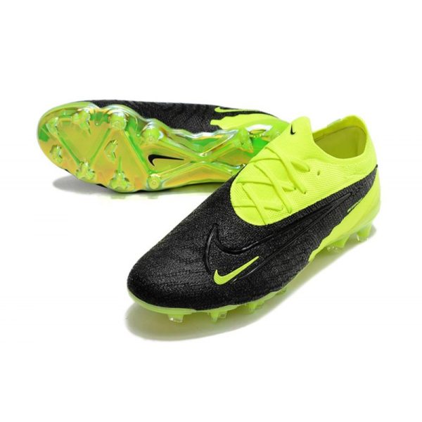 Botines Nike Phantom GX Elite FG Negro Verde
