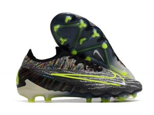 Botas de Fútbol Nike Phantom GX Elite FG Negro Voltio Blanco Azul Glow