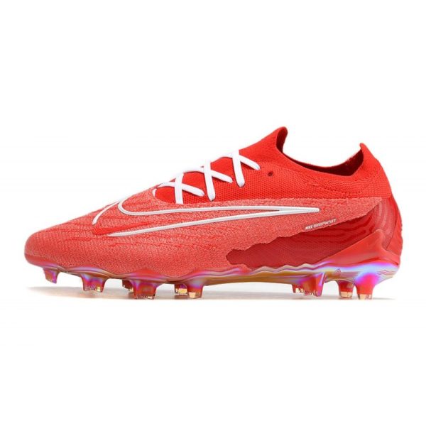 Botines Nike Phantom GX Elite FG Rojo Blanco