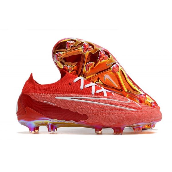 Botas de Fútbol Nike Phantom GX Elite FG Rojo Blanco