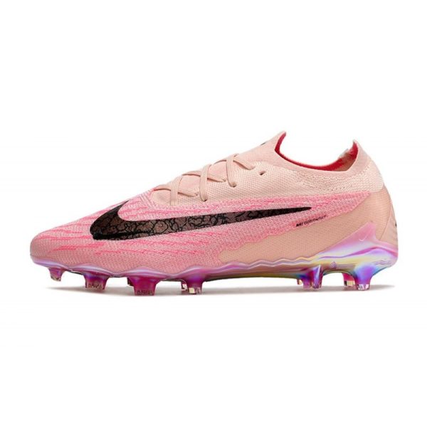 Botines Nike Phantom GX Elite FG Rosa Negro