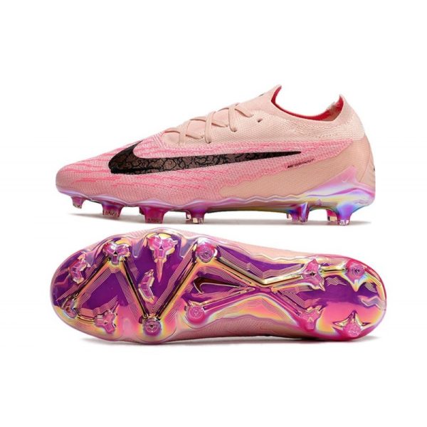 Botines Nike Phantom GX Elite FG Rosa Negro