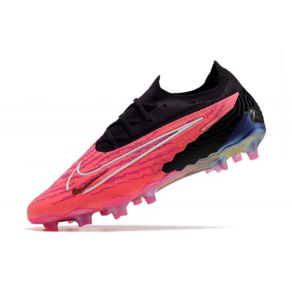 Botines Nike Phantom GX Elite FG Rosa Negro
