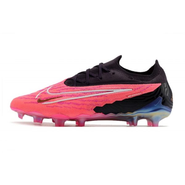 Botines Nike Phantom GX Elite FG Rosa Negro