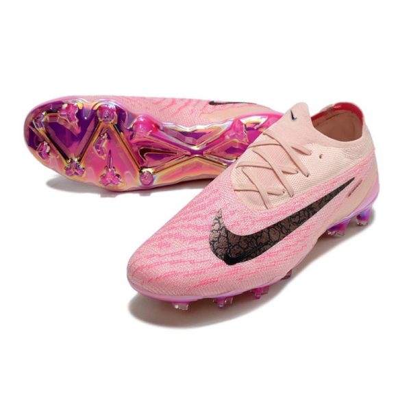 Botines Nike Phantom GX Elite FG Rosa Negro