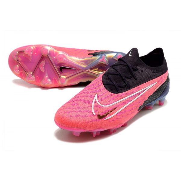 Botines Nike Phantom GX Elite FG Rosa Negro